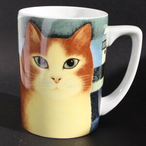 "Cats Away" Martin Leman Dept 56 Cat Mug Cat lovers coffee mug tea cup